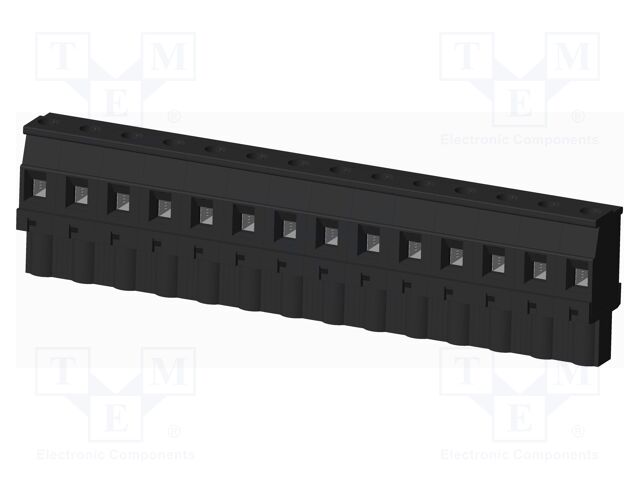 Connector: pluggable terminal block; plug; female; angled 90°