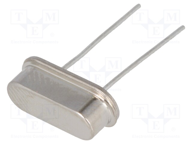 Resonator: quartz; 6.144MHz; ±30ppm; 20pF; THT; HC49-S