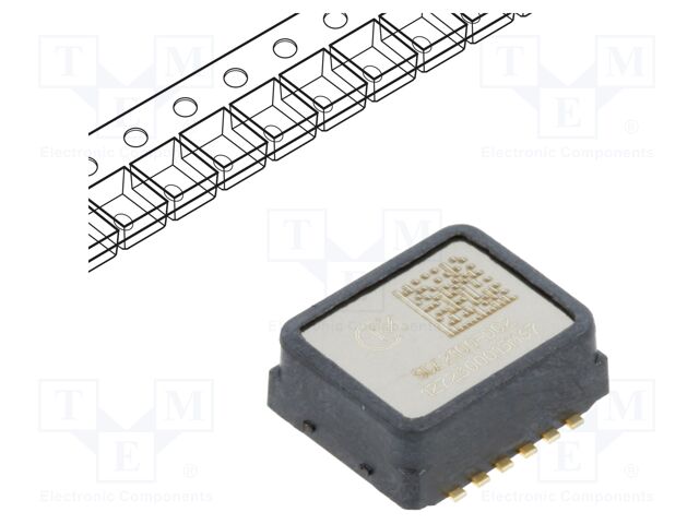 Sensor: accelerometer; Range: -2÷2g; 3÷3.6VDC; -40÷125°C; SMD,SMT