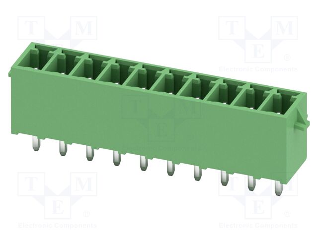 PCB headers, nominal cross section: 1.5 mm?, color: green, n