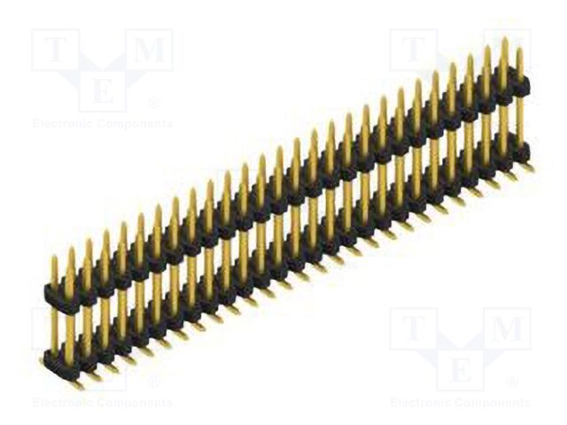 Connector: pin strips; pin header; male; PIN: 54; 2mm; SMT; 2x27