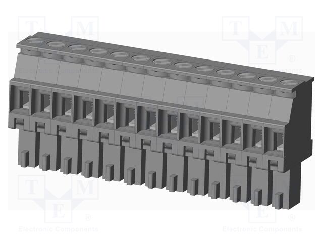 Connector: pluggable terminal block; plug; female; angled 90°