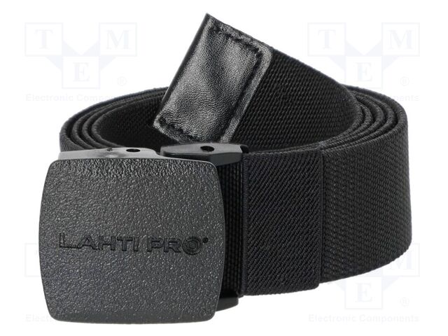 Trousers belt; black; L: 1200mm; W: 37mm
