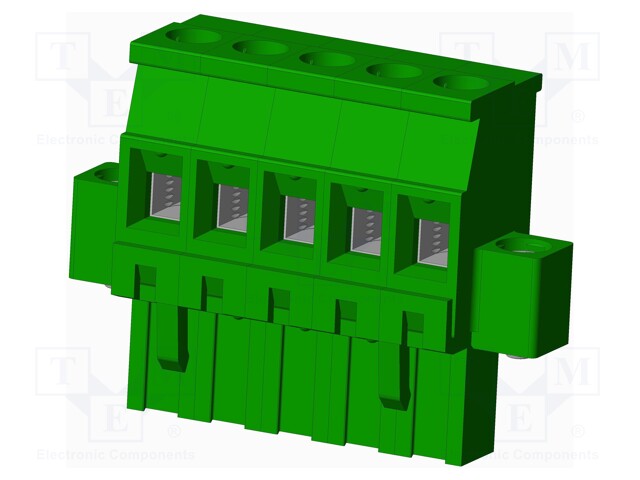 Connector: pluggable terminal block; plug; female; angled 90°