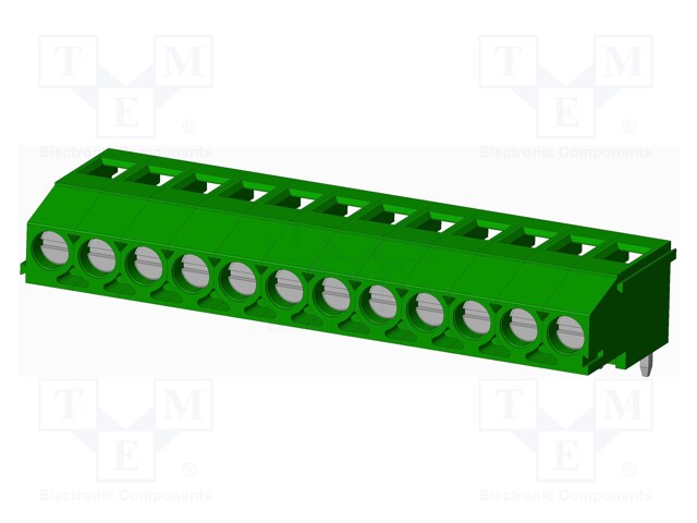Connector: PCB terminal block; terminal; Plating: tinned; on PCBs
