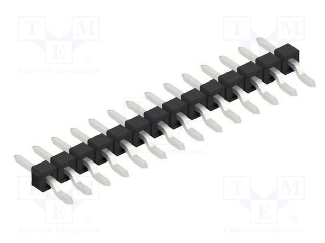 Connector: pin strips; pin header; male; PIN: 14; 2.54mm; SMT; 1x14