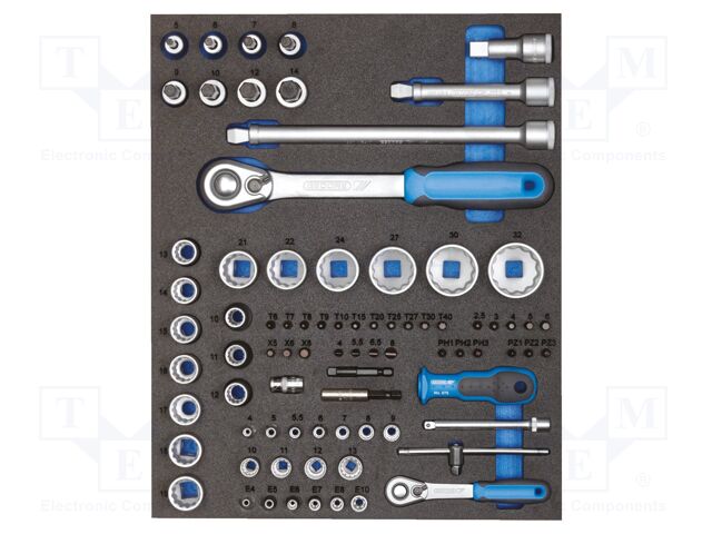 Wrench-set; rattle,socket bits,socket spanner,Torx®; 1/2",1/4"