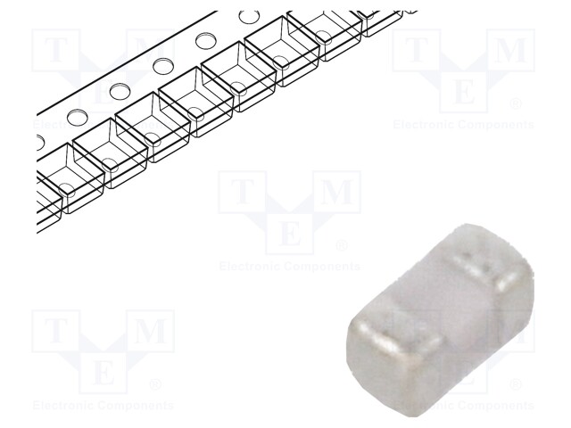 Capacitor: ceramic; MLCC; 100pF; 25VDC; C0G; ±10%; SMD; 0402