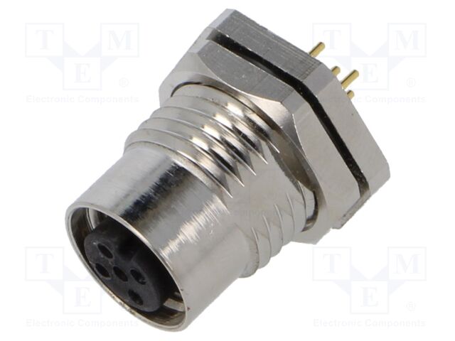 Connector: M12; socket; male; straight; PIN: 5; 60V; 2A; IP67