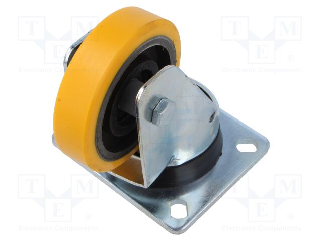 Transport wheel; Ø: 80mm; W: 20mm; H: 118mm; torsional; 150kg