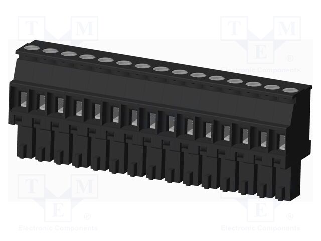 Connector: pluggable terminal block; plug; female; angled 90°