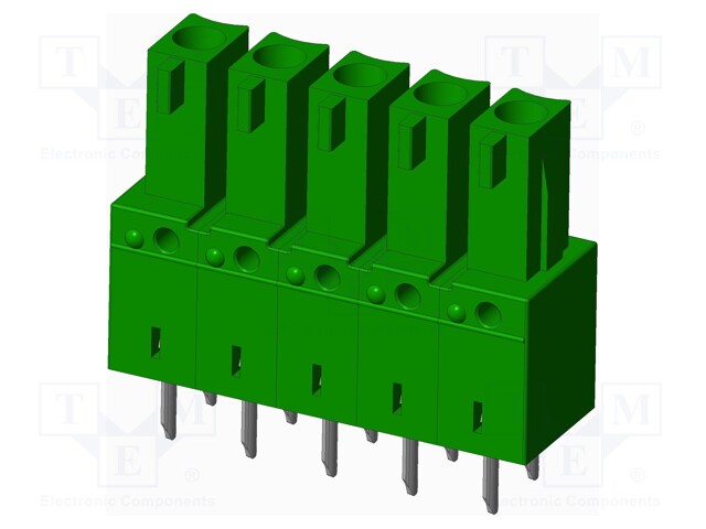 Connector: pluggable terminal block; socket; female; straight