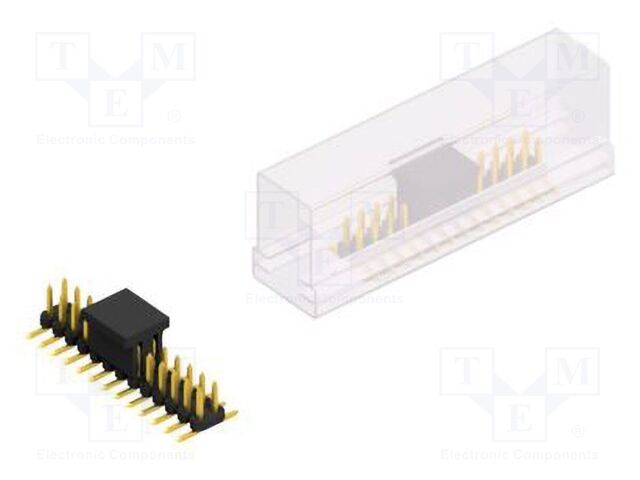 Connector: pin strips; pin header; male; PIN: 26; 2mm; SMT; 2x13