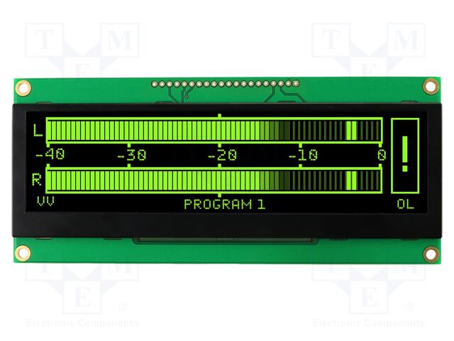 Display: OLED; graphical; 5.5"; 256x64; Dim: 147.2x64.15x6.8mm