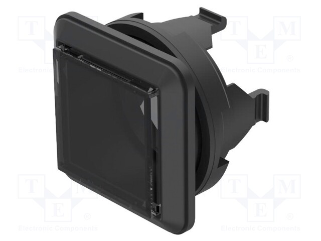 Switch: push-button; 16mm; Stabl.pos: 1; black; IP40; Pos: 2; 92