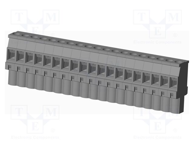 Connector: pluggable terminal block; plug; female; angled 90°