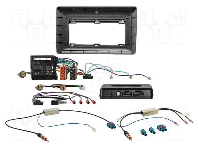 Adapter for control from steering wheel; VW,Škoda; black; 10"