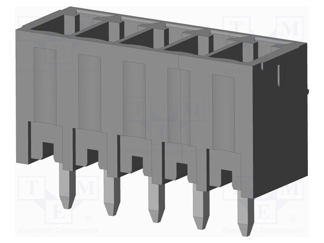 Connector: pluggable terminal block; socket; male; on PCBs