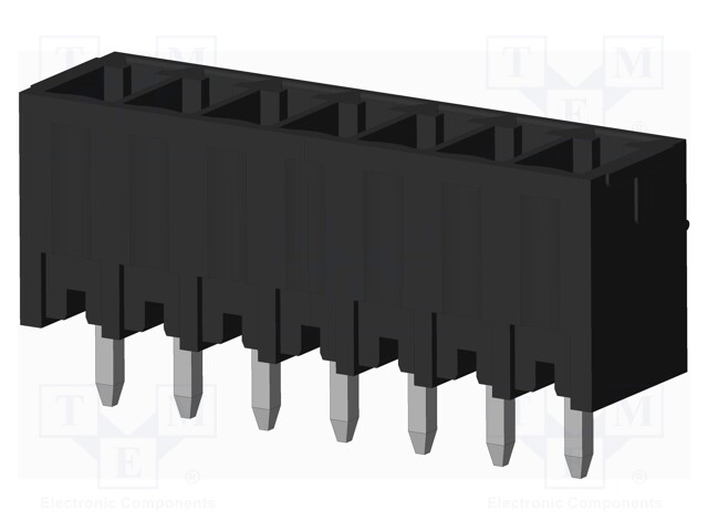 Connector: pluggable terminal block; socket; male; on PCBs