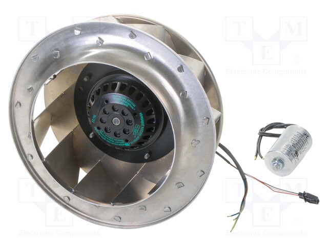 Fan: AC; radial; Ø250x141mm; 1785m3/h; ball bearing; 2650rpm; IP44