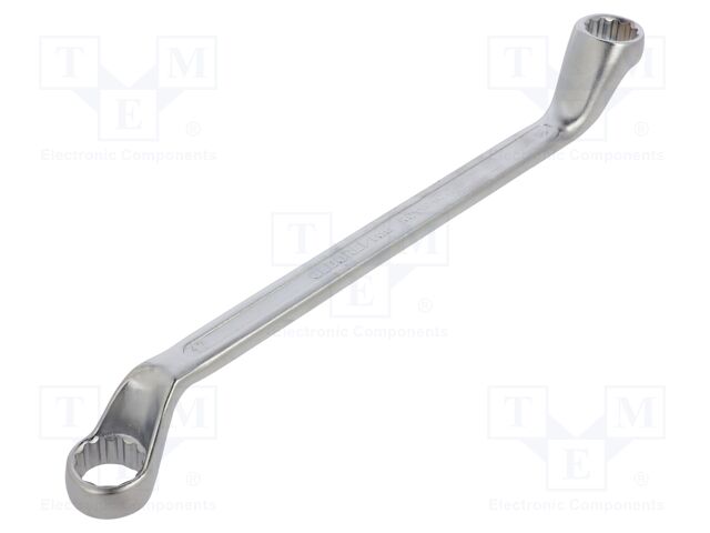 Wrench: ring; double-sided,bent; 16mm,17mm; L: 257mm; Gedore Red