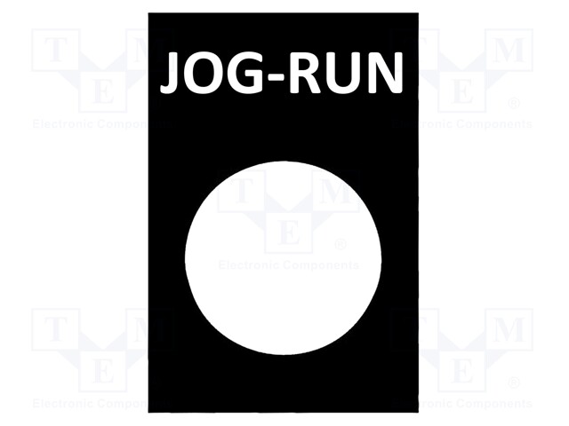 Label; control station