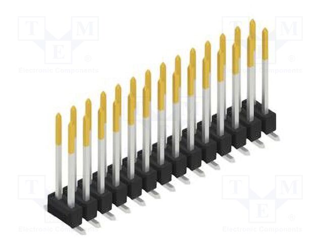 Connector: pin strips; pin header; male; PIN: 28; 2.54mm; SMT; 2x14