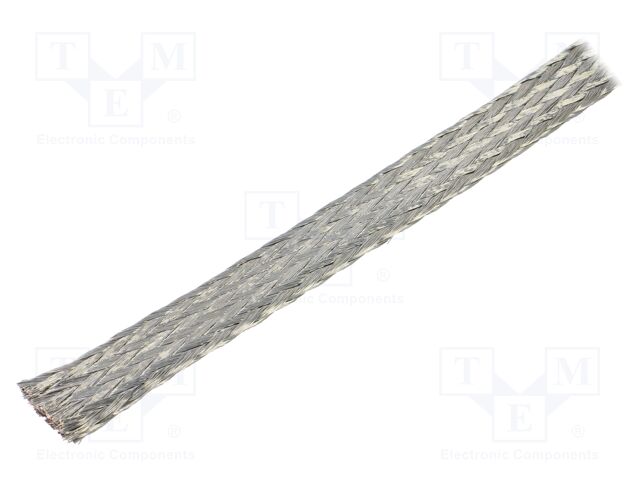 Braids; tape; Thk: 2mm; W: 16mm; 32AWG; Body dim: 16x2mm; 25m; SO/KO