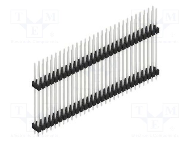 Connector: pin strips; pin header; male; PIN: 58; 2.54mm; THT; 2x29