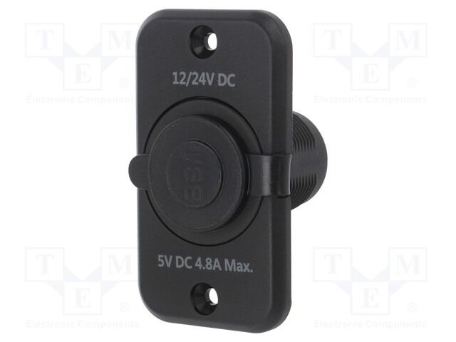 Automotive power supply; USB A socket x2; Sup.volt: 12÷24VDC