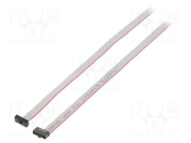 Ribbon cable with IDC connectors; Tape ph: 0.64mm; 1016mm