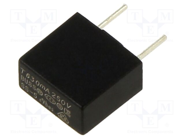Fuse: fuse; time-lag; 0.63A; 250VAC; TE5; SS-5; bag