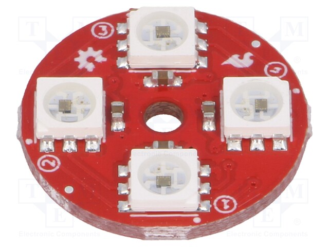 Module: LED controller; 5VDC; APA102C; 21.5x21.5x3.2mm
