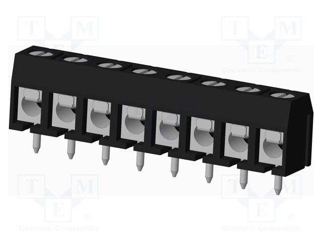 Connector: PCB terminal block; terminal; Plating: tinned; on PCBs