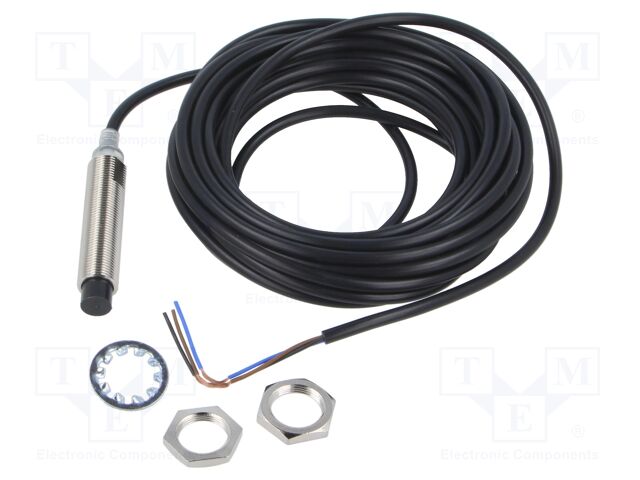 Sensor: inductive; OUT: PNP / NO; 0÷8mm; 10÷30VDC; M12; IP67; 200mA