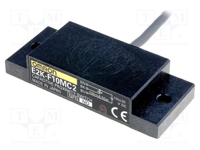 Sensor: capacitive; Range: 0÷10mm; Output conf: NPN / NC; Mat: ABS