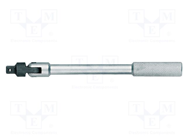 Knob; socket spanner,with joint; 1/4"; Chrom-vanadium steel