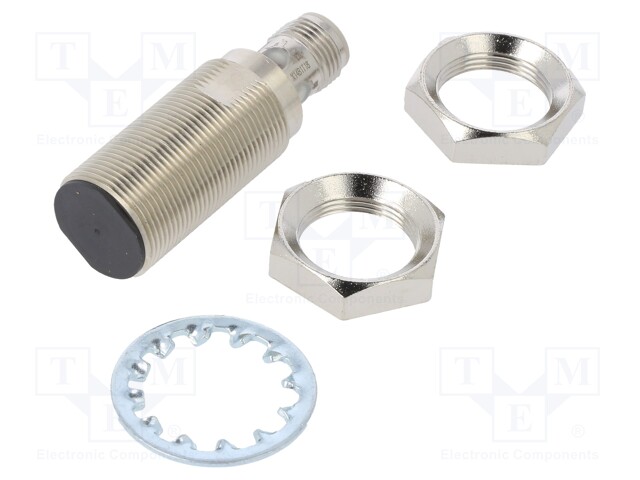 Sensor: inductive; Output conf: PNP / NO; 0÷14mm; 10÷30VDC; M18