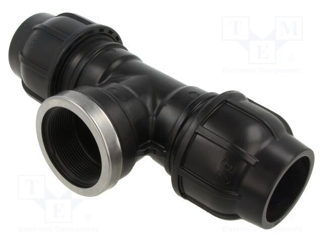 Splice terminal: clamping; for PE pipes; Plast; Medium: water