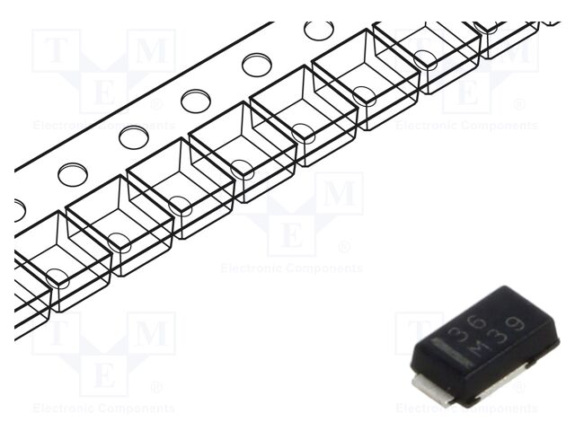 Schottky Rectifier, 60 V, 3 A, Single, DO-220AA, 2 Pins, 780 mV