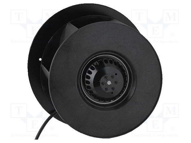 Fan: AC; radial; 230VAC; Ø259x117mm; 1189m3/h; 69dBA; ball bearing