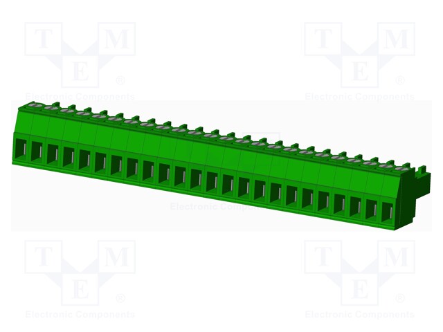 Connector: pluggable terminal block; plug; female; straight; 10A