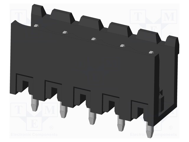 Connector: pluggable terminal block; socket; male; on PCBs