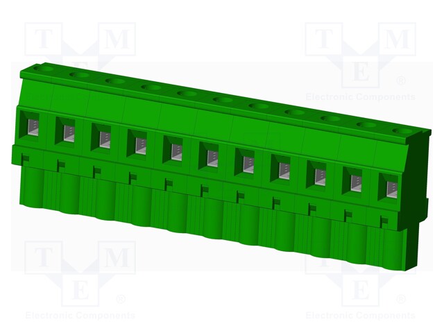 Connector: pluggable terminal block; plug; female; angled 90°