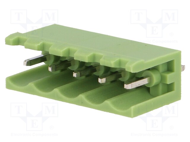 Pluggable terminal block; Contacts ph: 5mm; ways: 5; straight