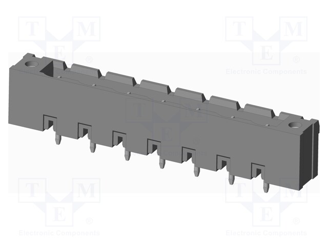 Connector: pluggable terminal block; socket; male; on PCBs