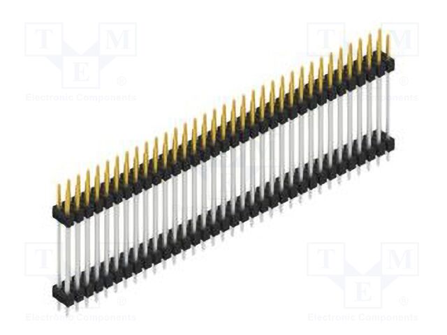 Connector: pin strips; pin header; male; PIN: 68; 2.54mm; THT; 2x34