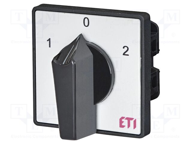 Switch: cam switch; Stabl.pos: 3; 32A; 1-0-2; for building in; IP20