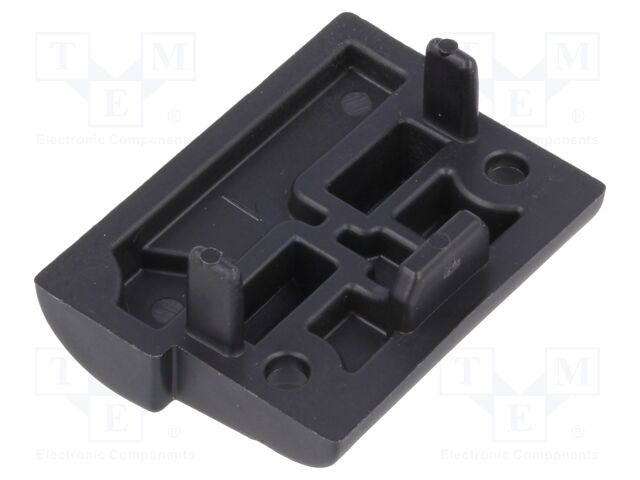 End header; technopolymer (PA); ELEROLL; black; -20÷90°C