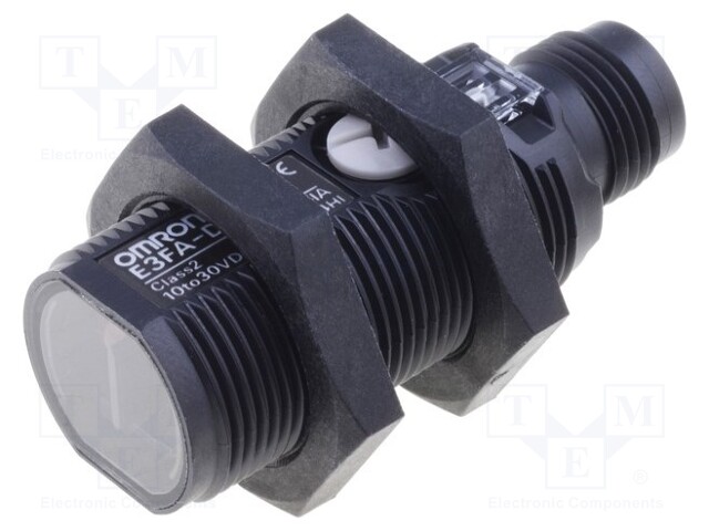 Sensor: photoelectric; straight; Range: 1m; NPN; DARK-ON,LIGHT-ON